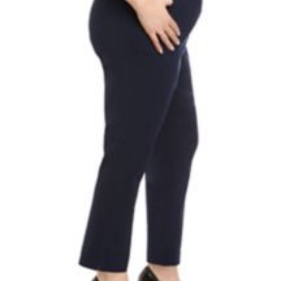 Kim Rogers Plus Size Millennium Navy Ankle Pants - Picture 8 of 10